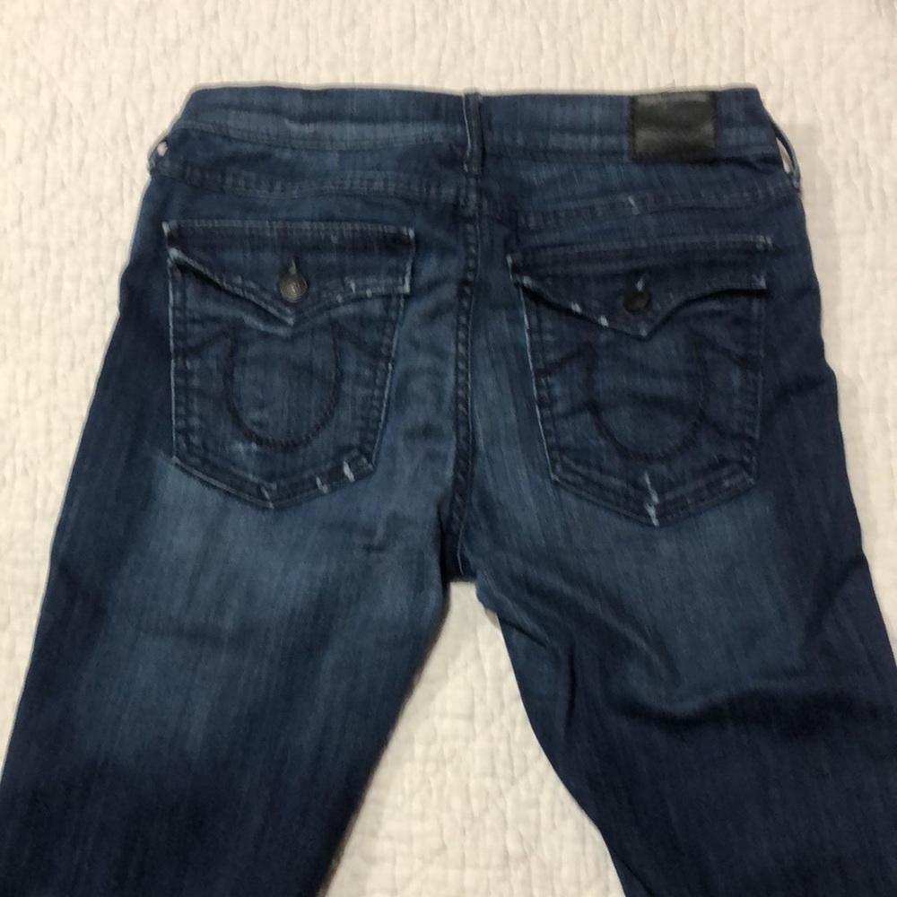 True Religion Becca Jeans Skinny Bootcut w/flap Earths Mystery - Picture 3 of 12